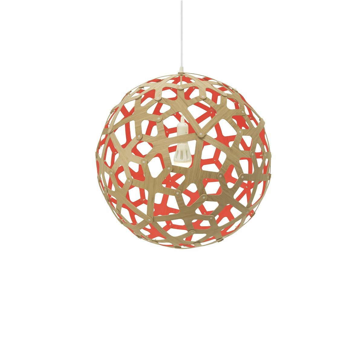 David Trubridge Coral Pendelleuchte � 60cm rot