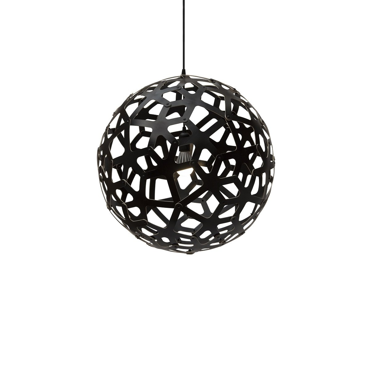 David Trubridge Coral Pendelleuchte � 60cm schwarz 2 Seiten