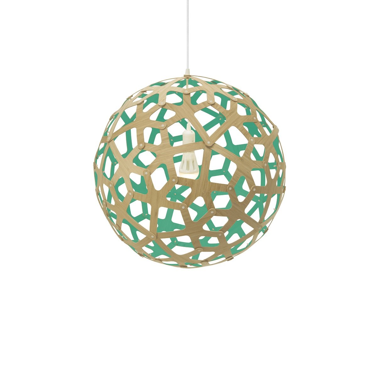 David Trubridge Coral Pendelleuchte � 80cm aqua