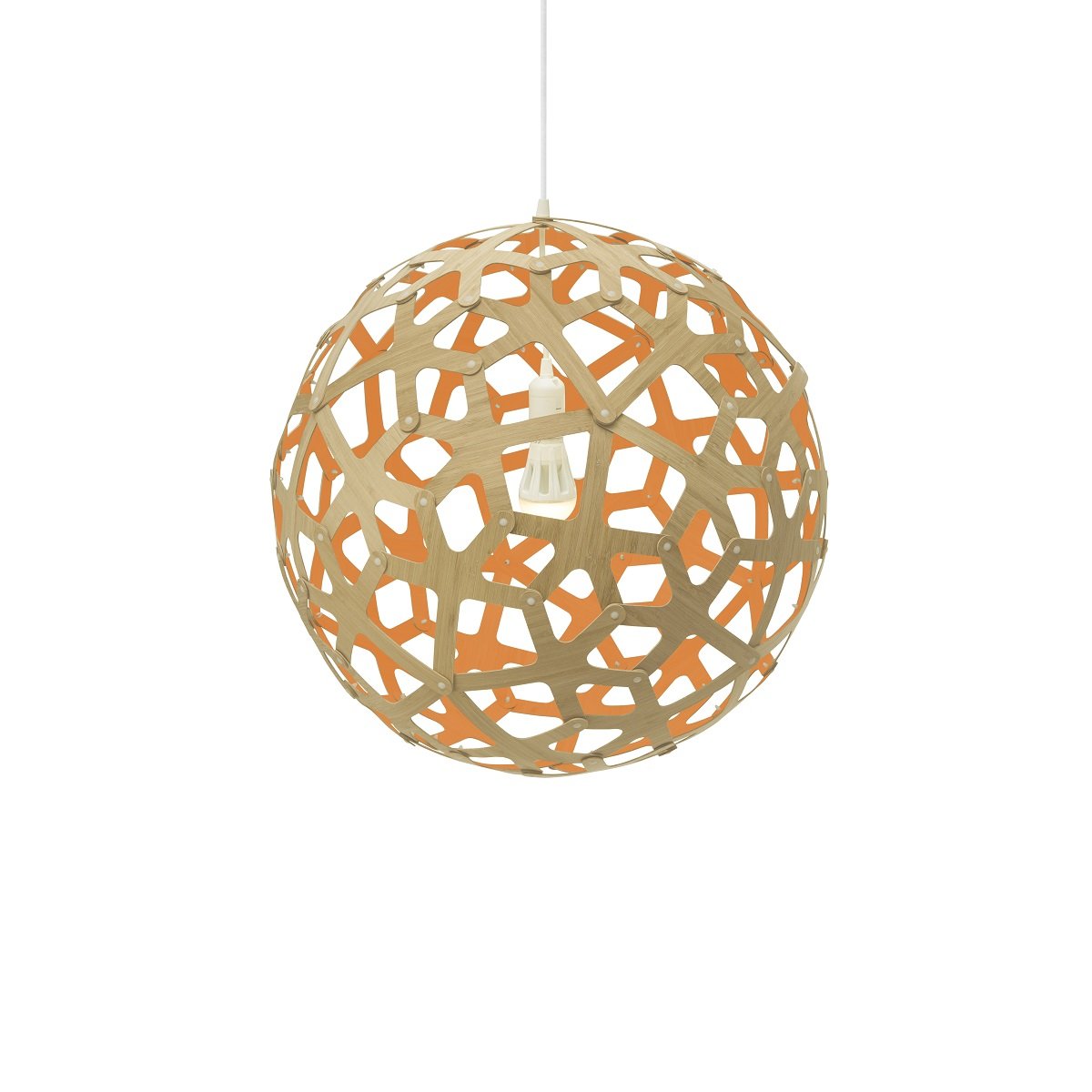 David Trubridge Coral Pendelleuchte � 80cm orange