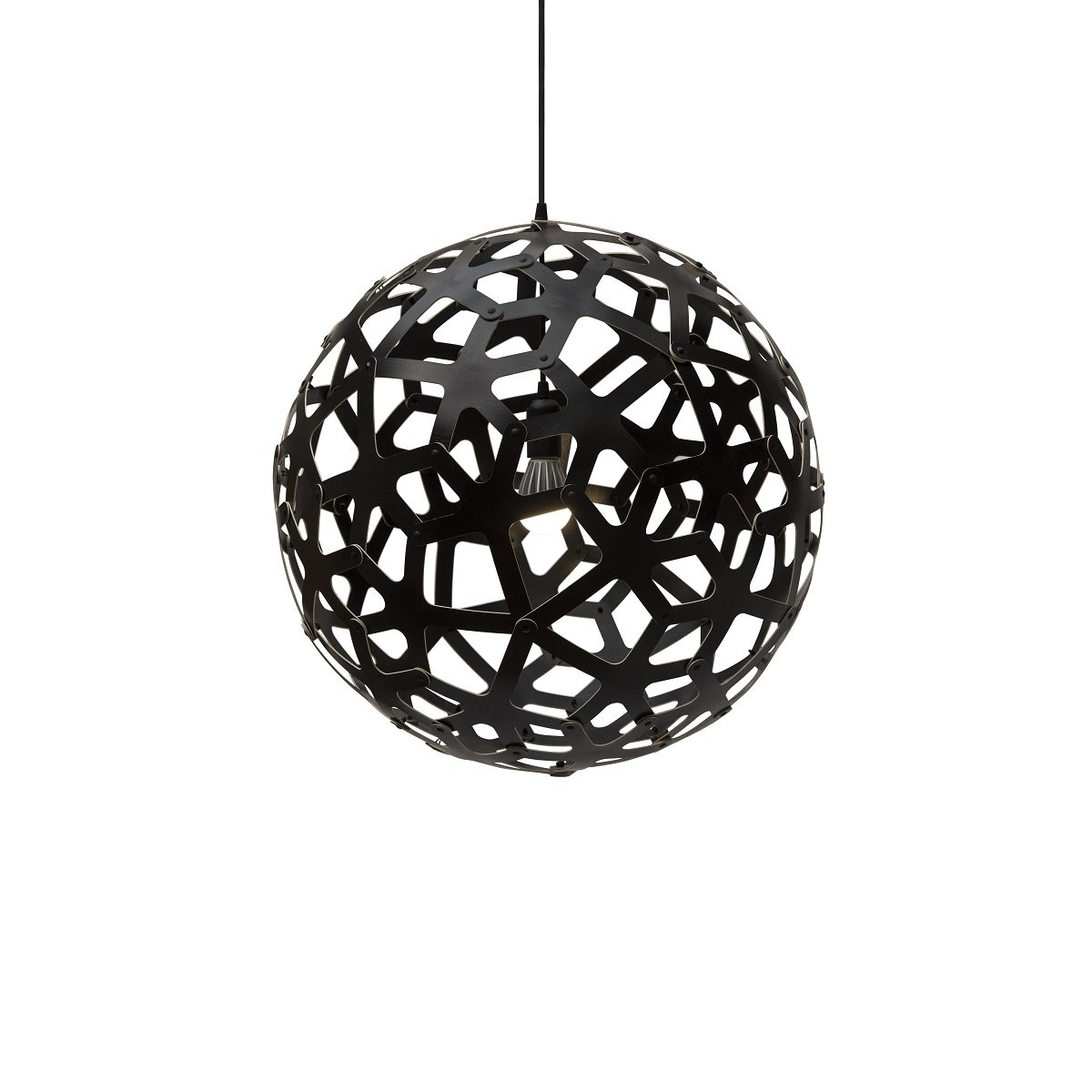 David Trubridge Coral Pendelleuchte � 80cm schwarz 2 Seiten