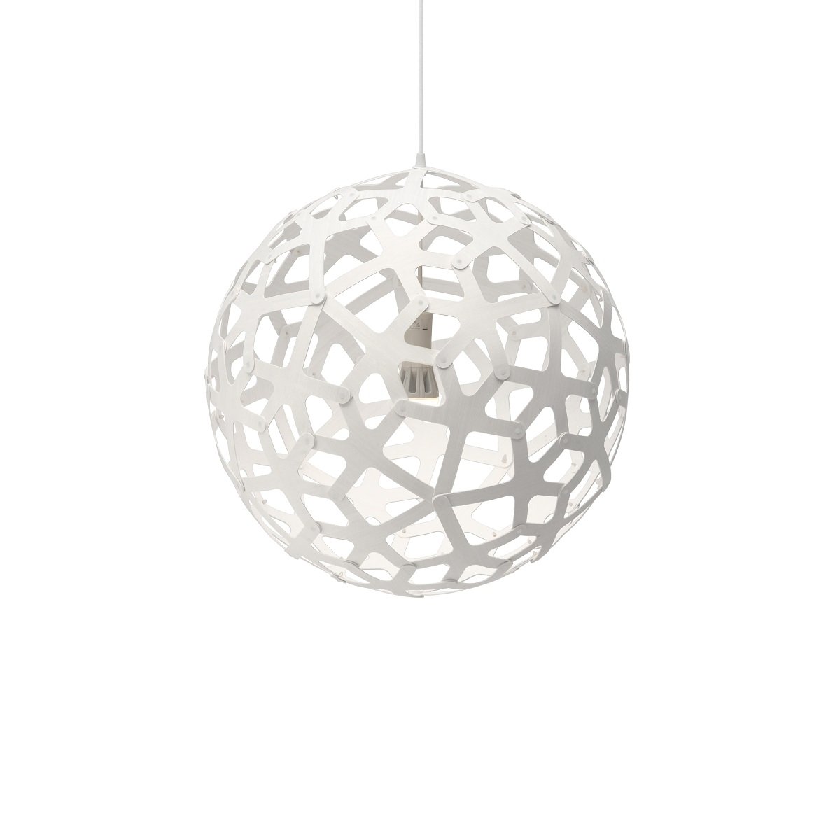 David Trubridge Coral Pendelleuchte � 80cm wei� 2 Seiten