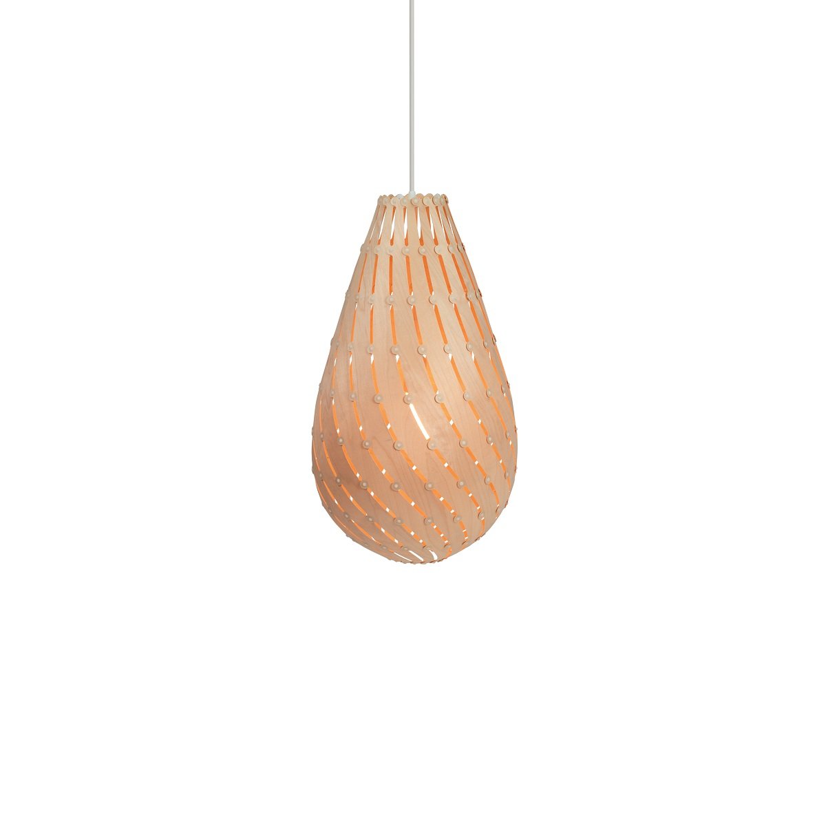 David Trubridge Ebb Drop Pendelleuchte 61 cm natural