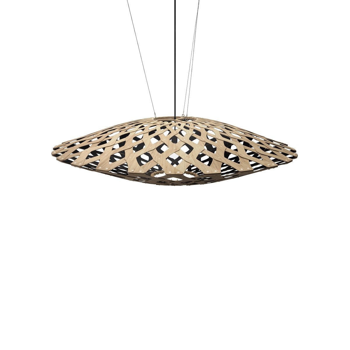David Trubridge Flax Pendelleuchte � 150cm Innen schwarz