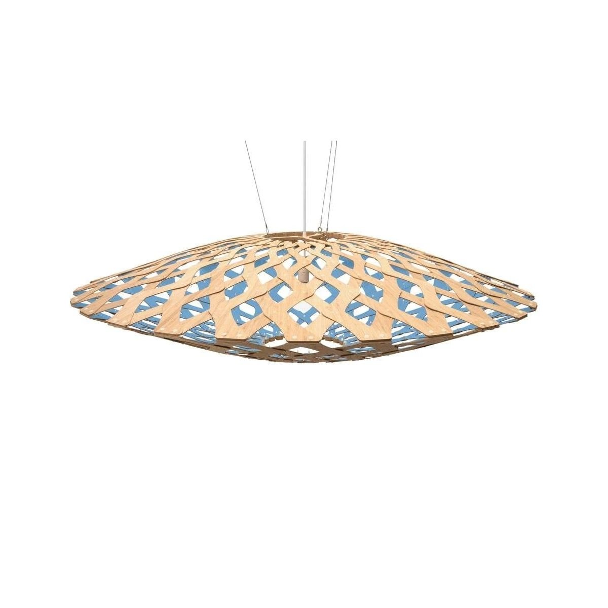 David Trubridge Flax Pendelleuchte � 150cm blau