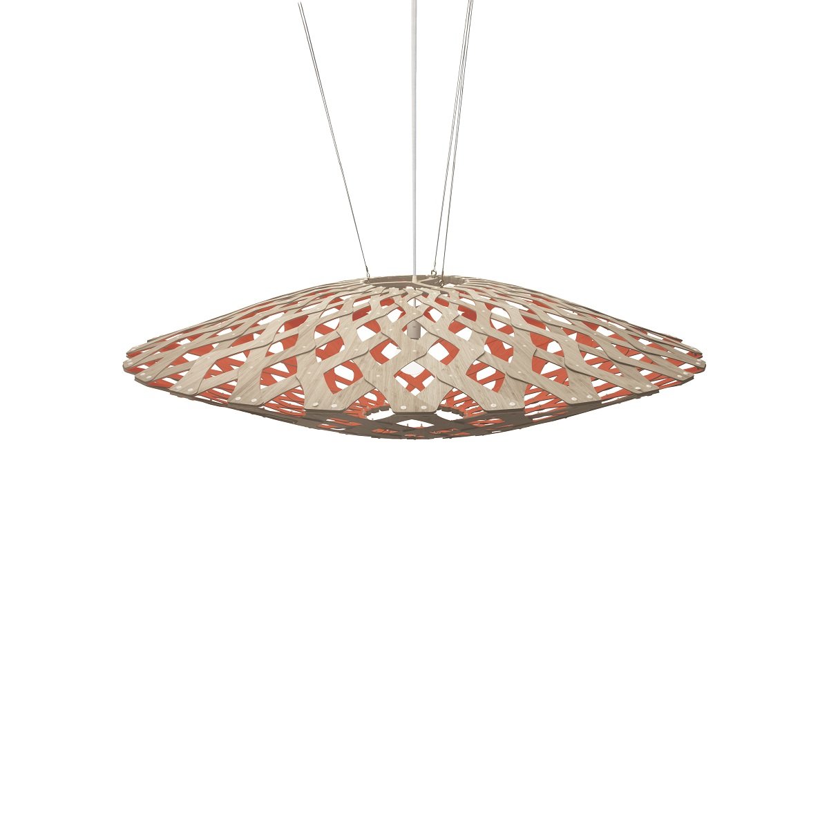 David Trubridge Flax Pendelleuchte � 150cm rot