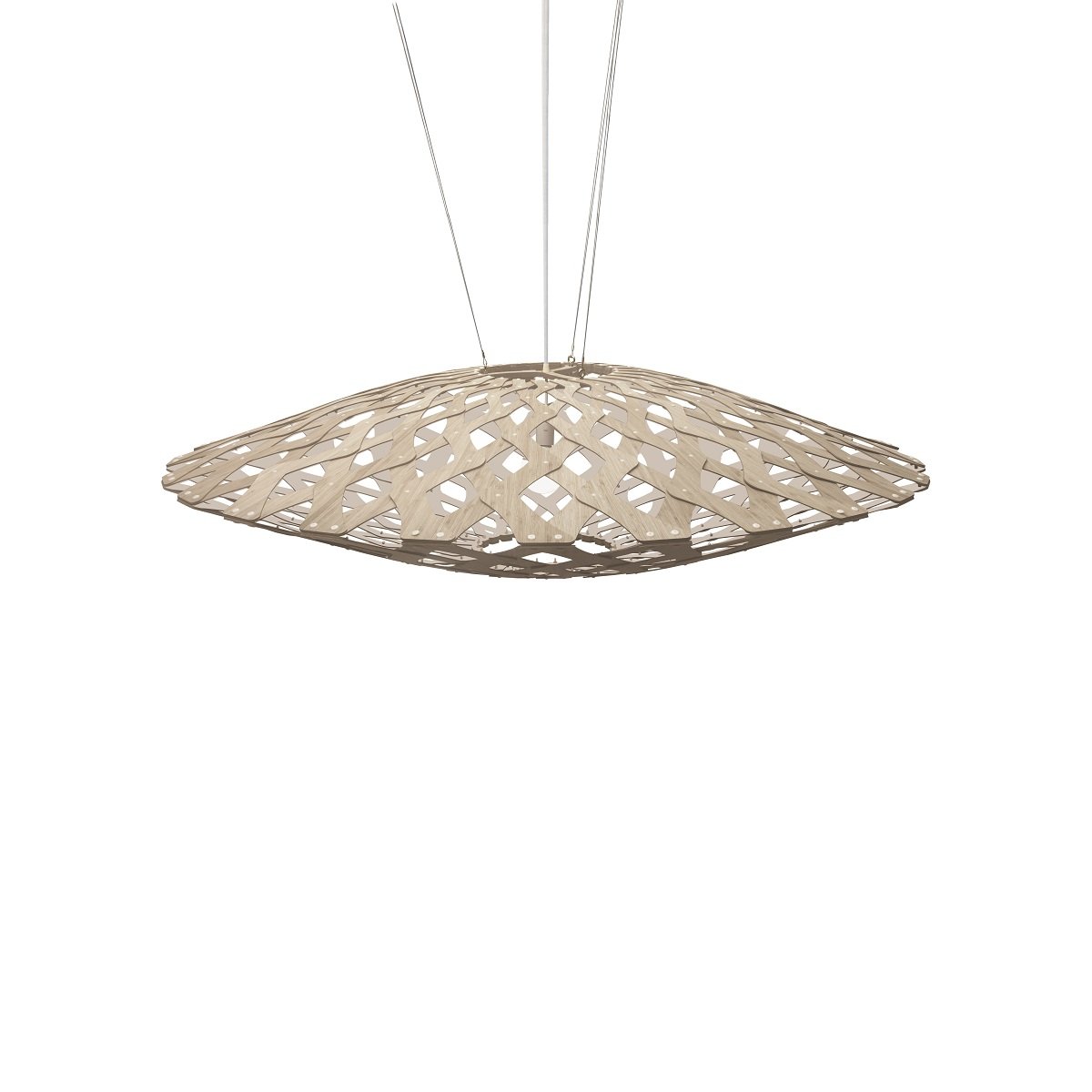 David Trubridge Flax Pendelleuchte � 150cm wei� 1 Seite