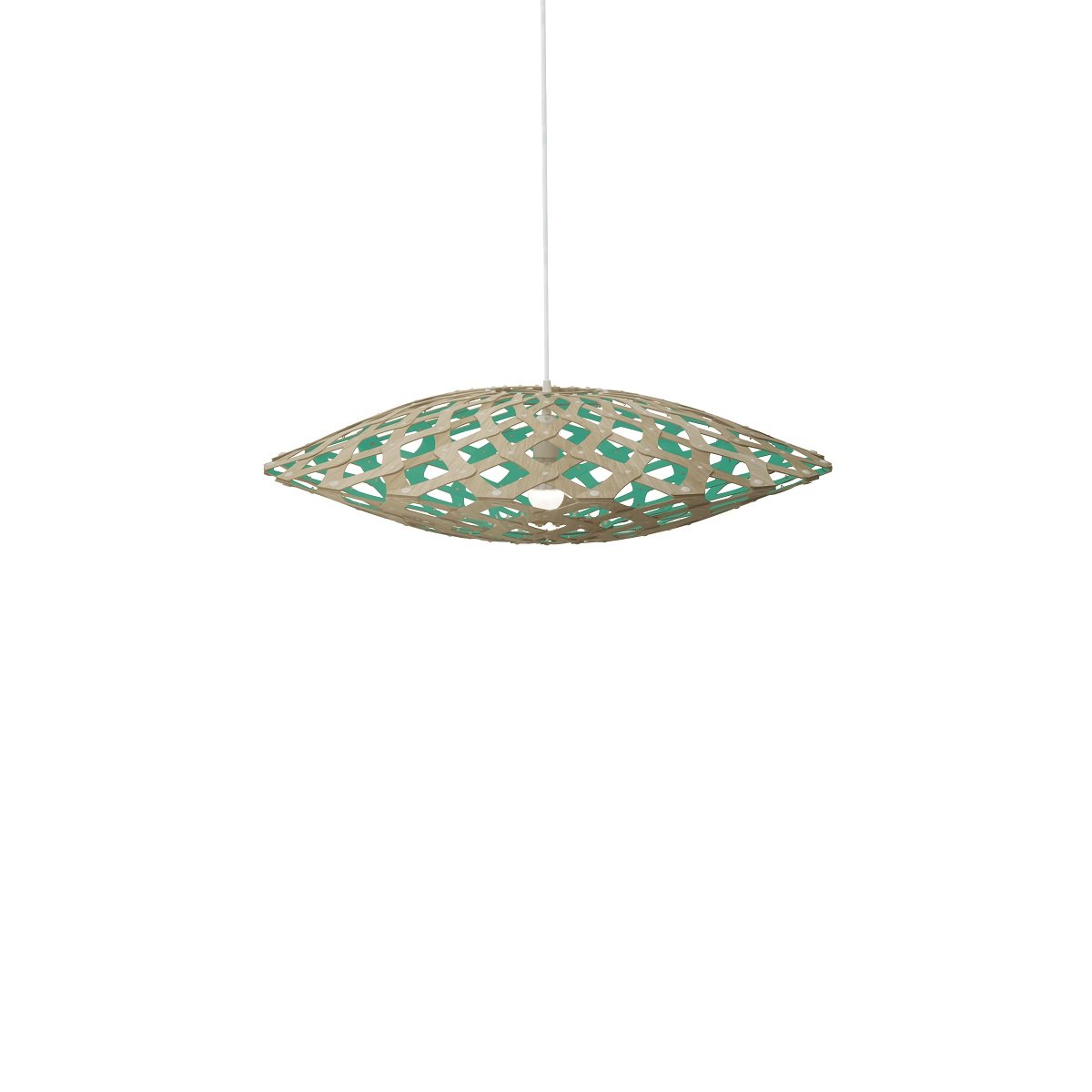 David Trubridge Flax Pendelleuchte � 80cm aqua