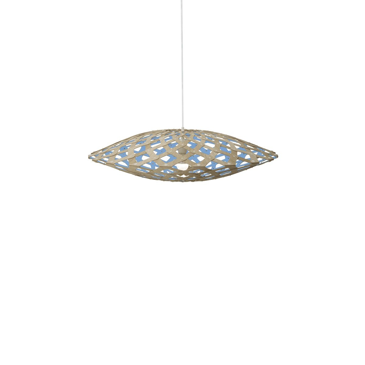 David Trubridge Flax Pendelleuchte � 80cm blau