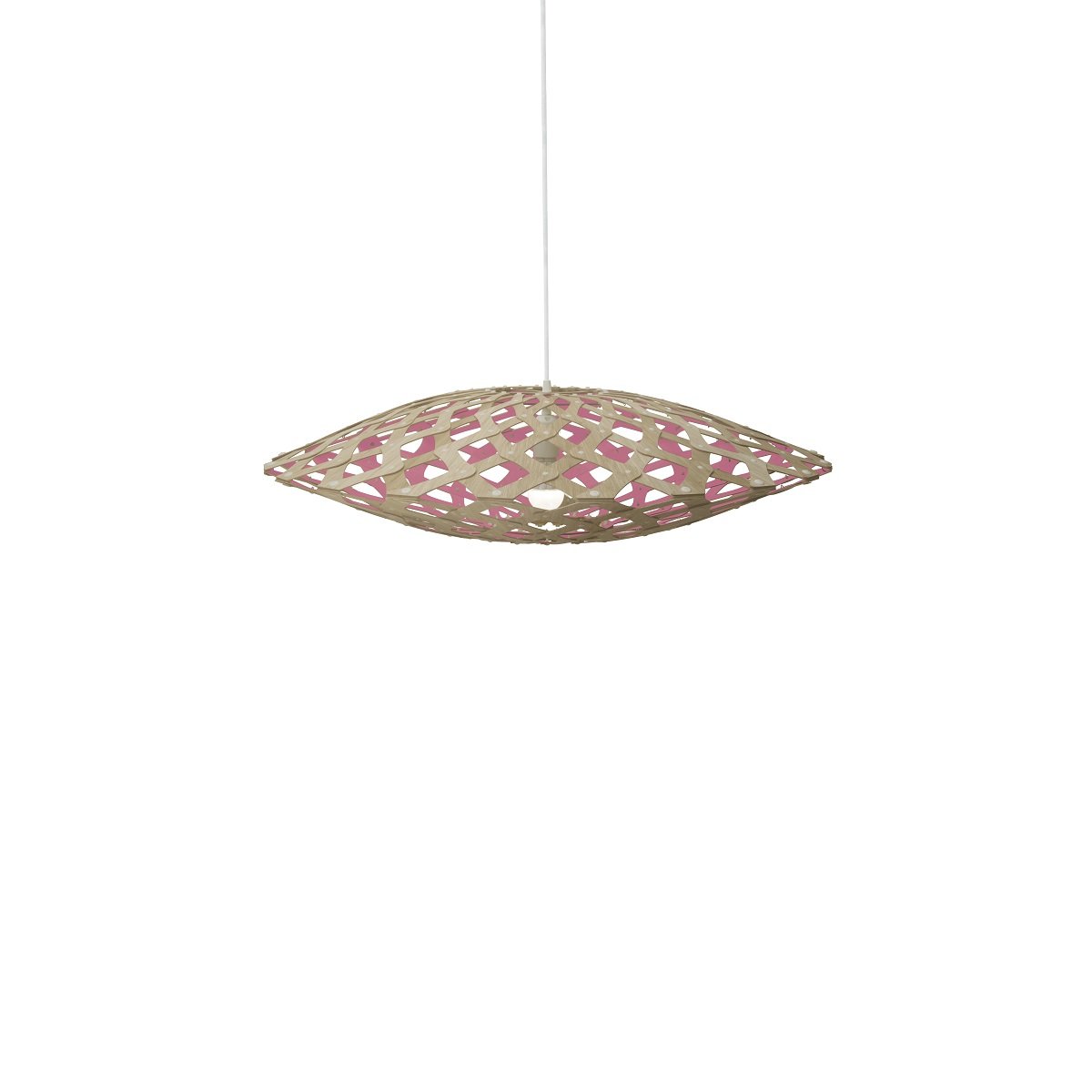 David Trubridge Flax Pendelleuchte � 80cm pink