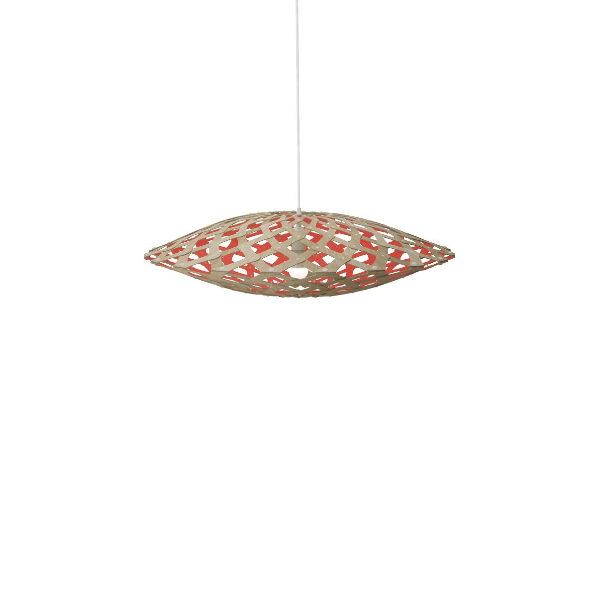 David Trubridge Flax Pendelleuchte � 80cm rot