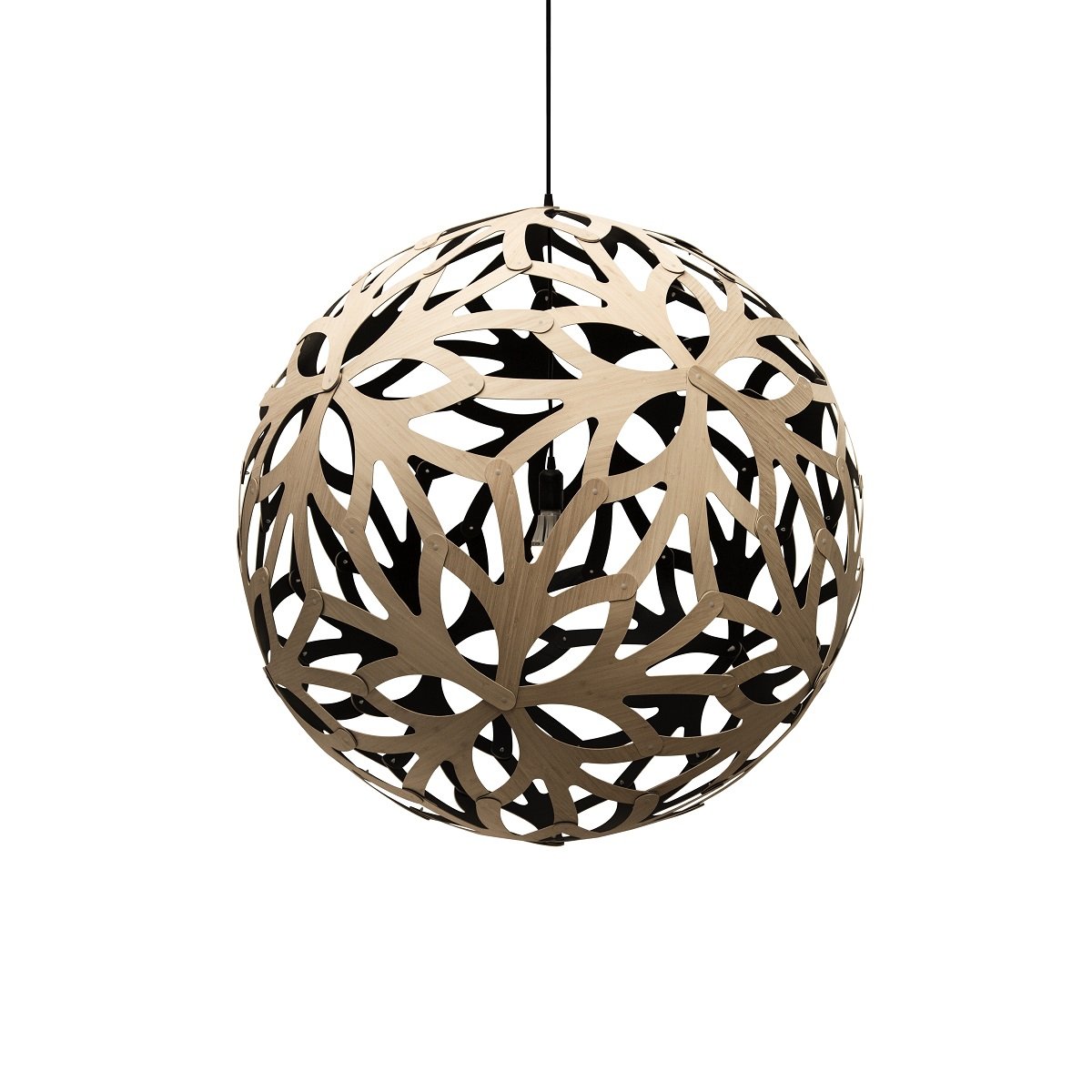 David Trubridge Floral Pendelleuchte � 100cm Innen schwarz