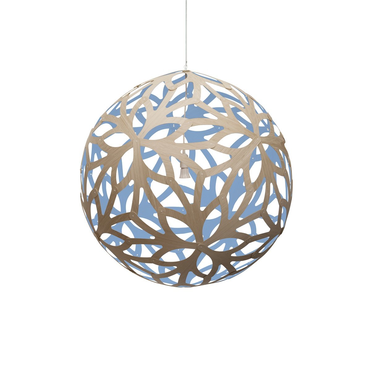 David Trubridge Floral Pendelleuchte � 100cm blau