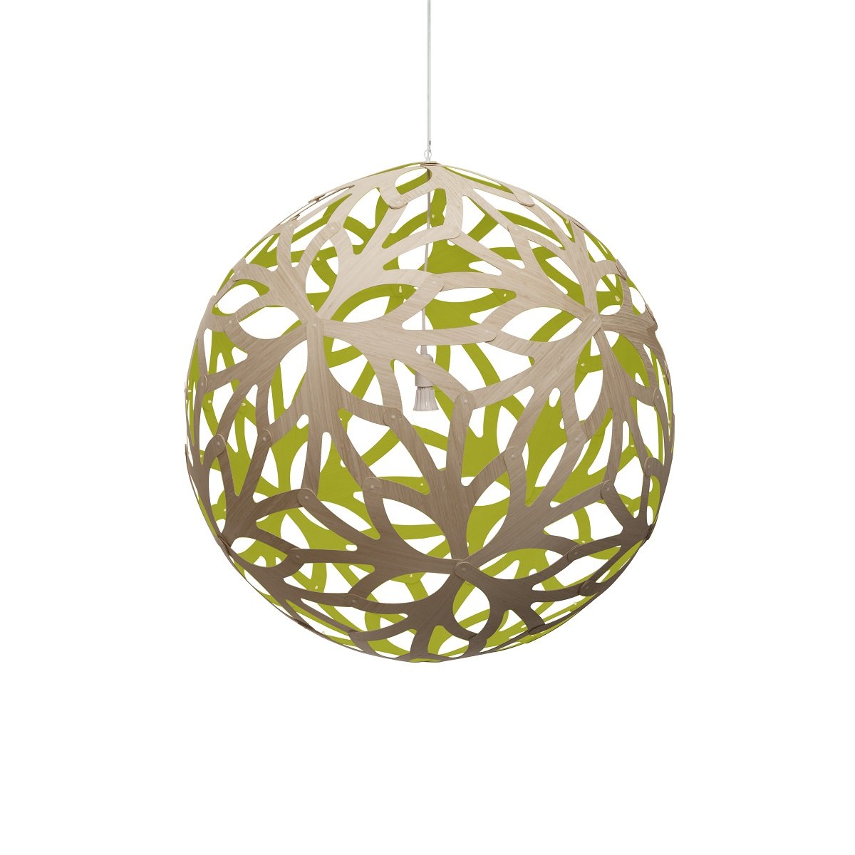 David Trubridge Floral Pendelleuchte � 100cm limette