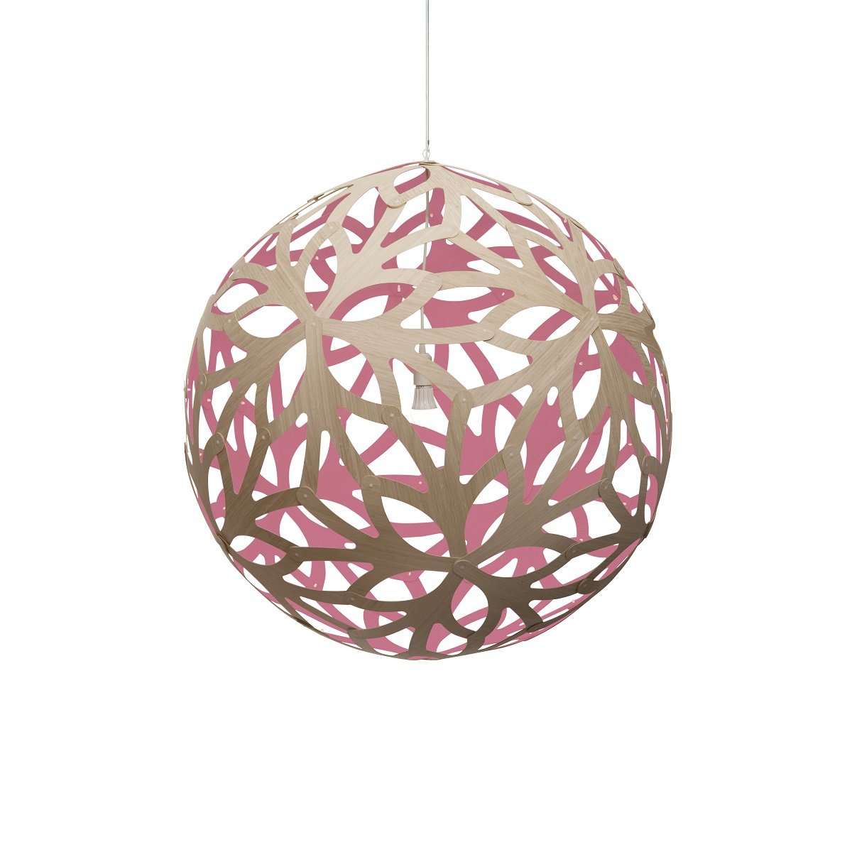 David Trubridge Floral Pendelleuchte � 100cm pink