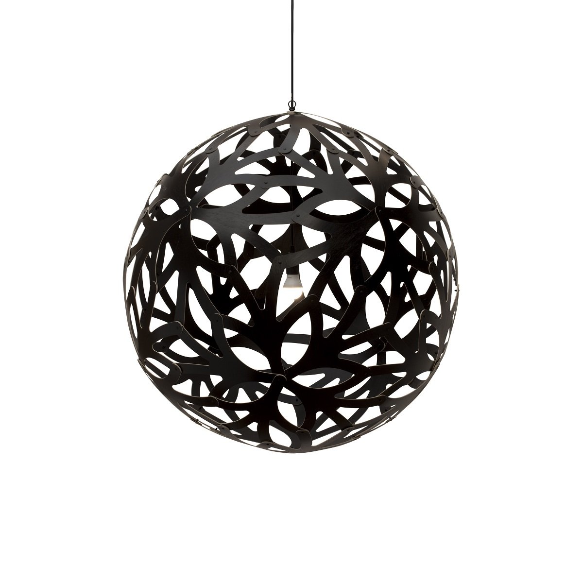 David Trubridge Floral Pendelleuchte � 100cm schwarz 2 Seiten