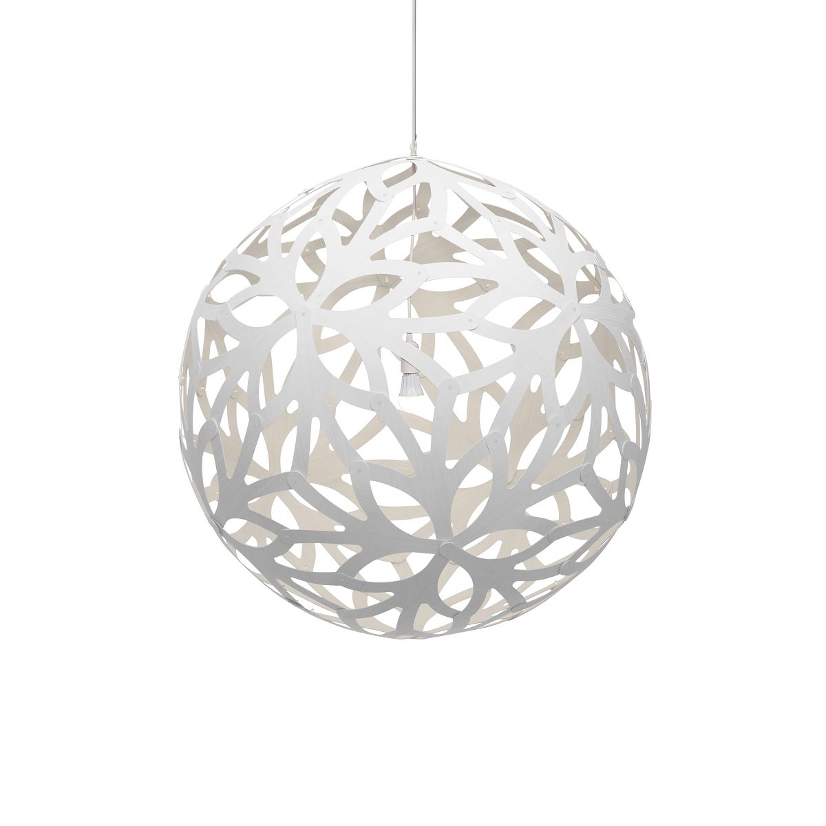 David Trubridge Floral Pendelleuchte � 100cm wei� 2 Seiten