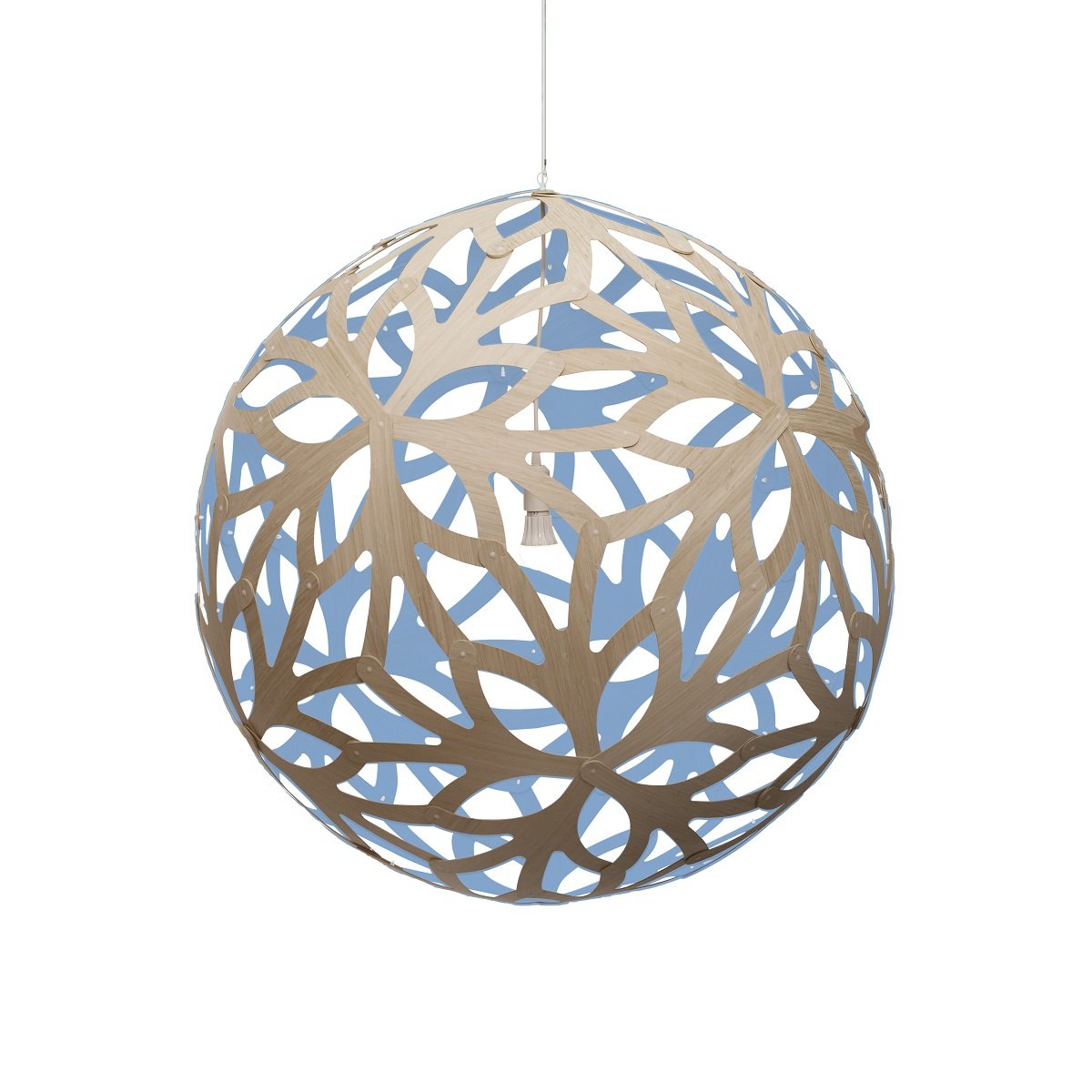 David Trubridge Floral Pendelleuchte � 120cm blau