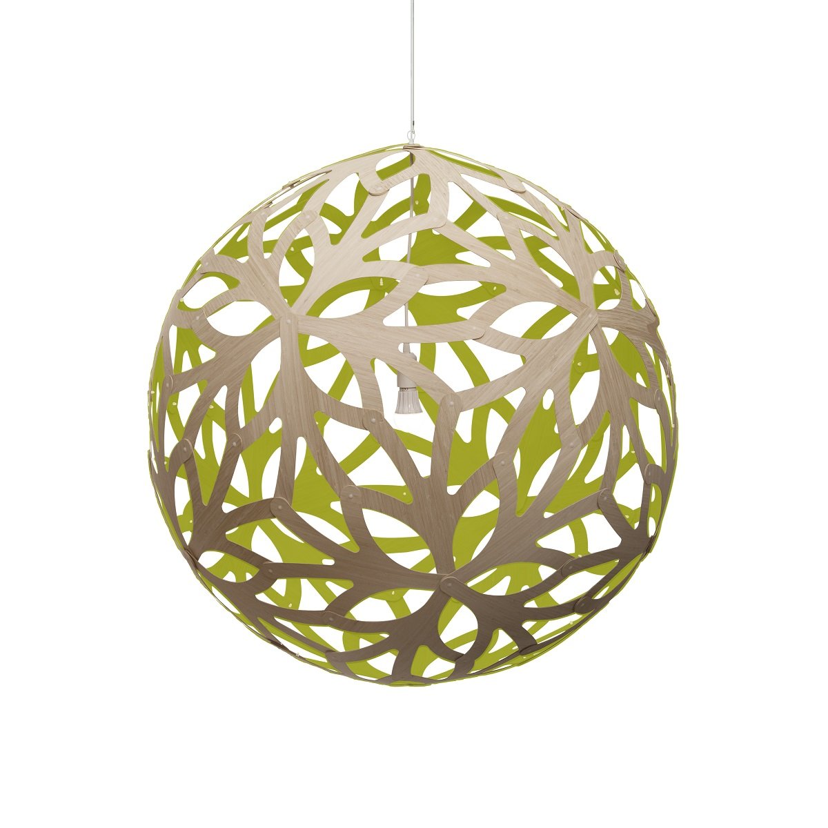 David Trubridge Floral Pendelleuchte � 120cm limette