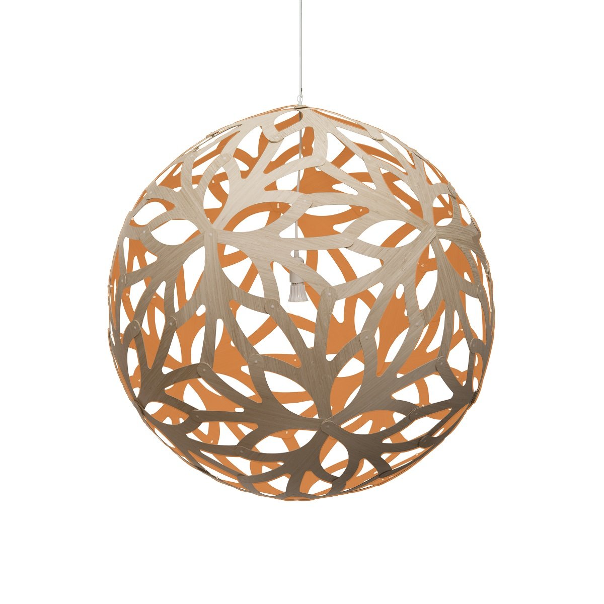 David Trubridge Floral Pendelleuchte � 120cm orange