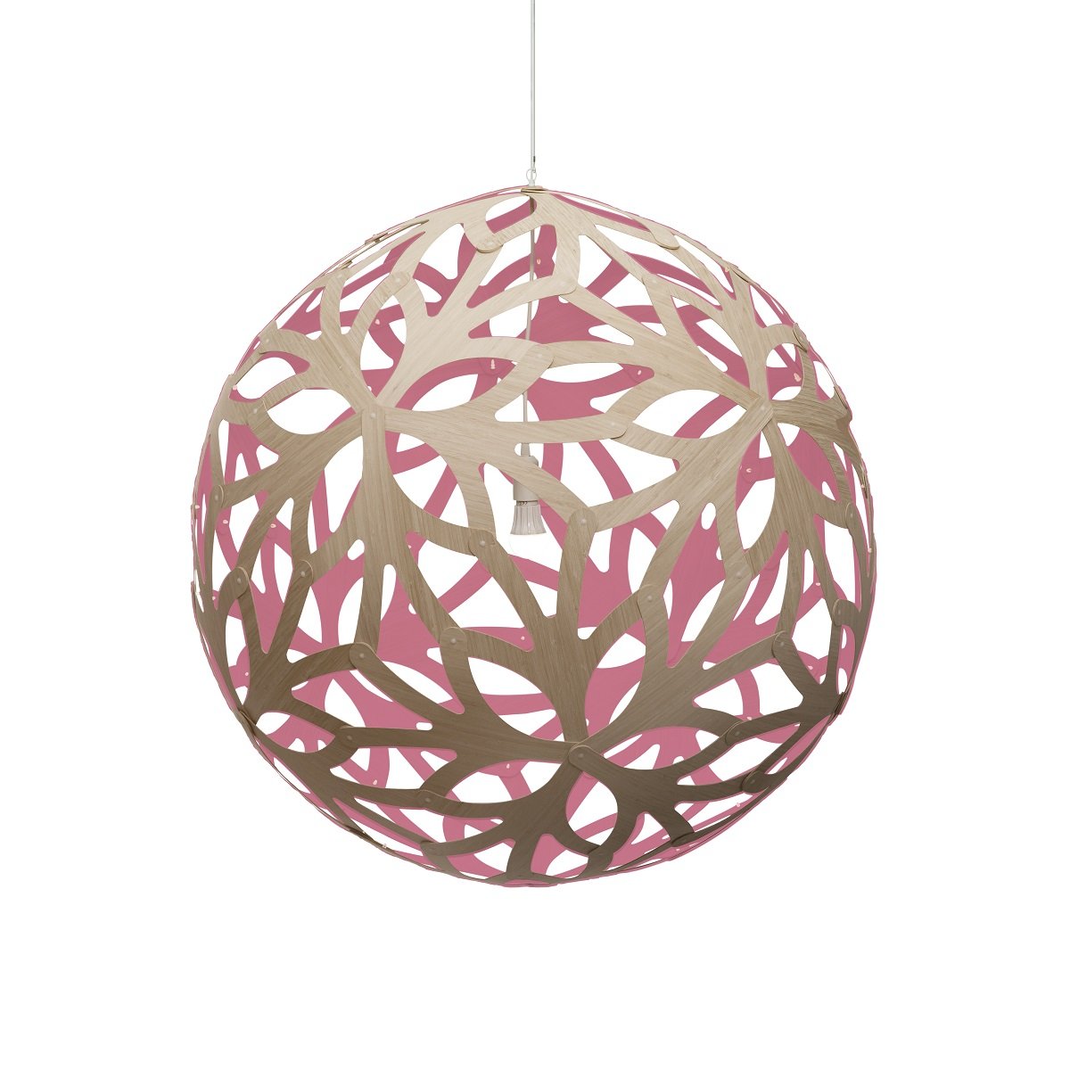 David Trubridge Floral Pendelleuchte � 120cm pink