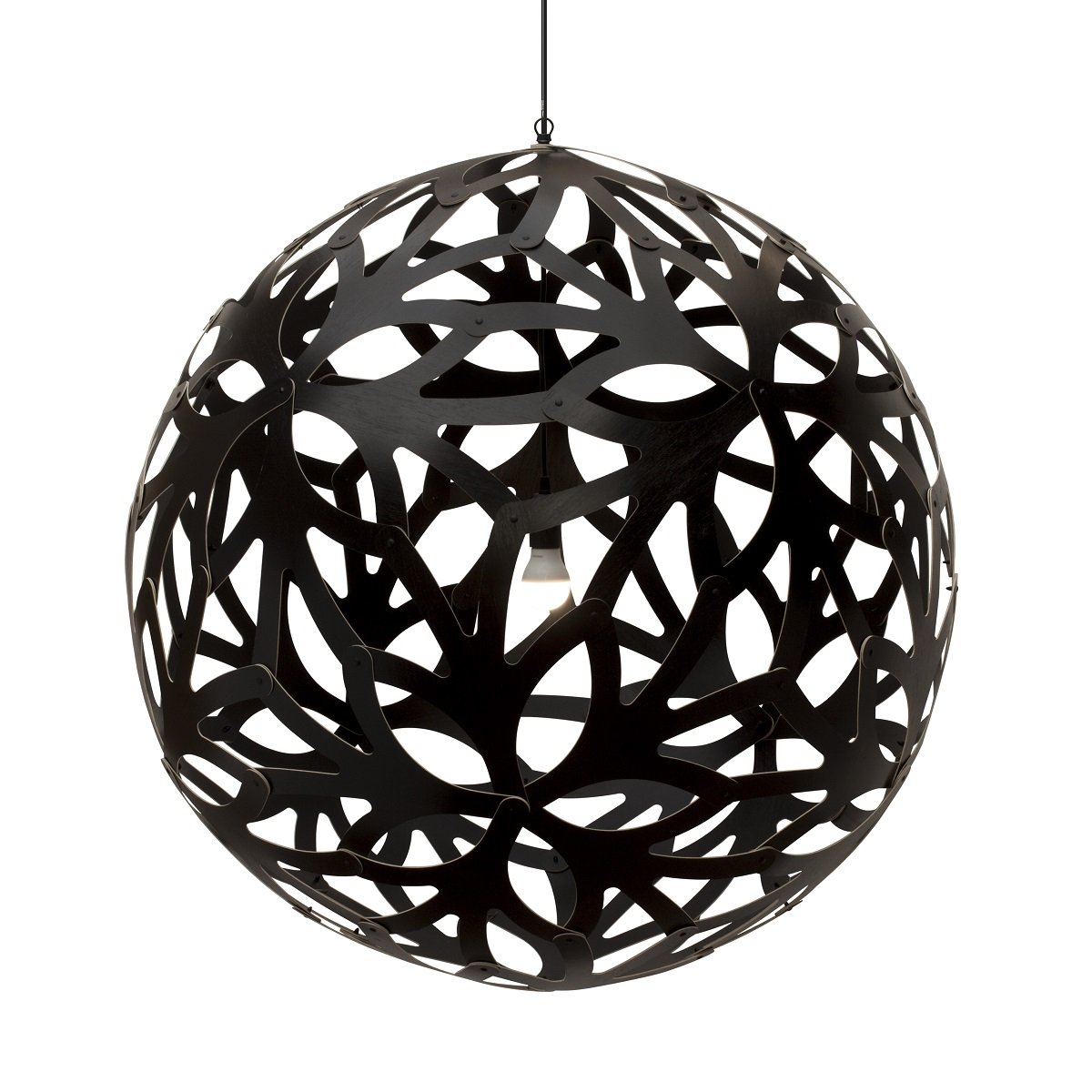 David Trubridge Floral Pendelleuchte � 120cm schwarz 2 Seiten
