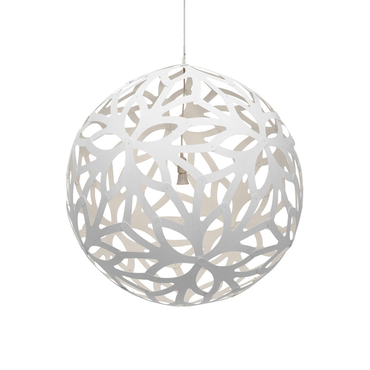 David Trubridge Floral Pendelleuchte � 120cm wei� 2 Seiten