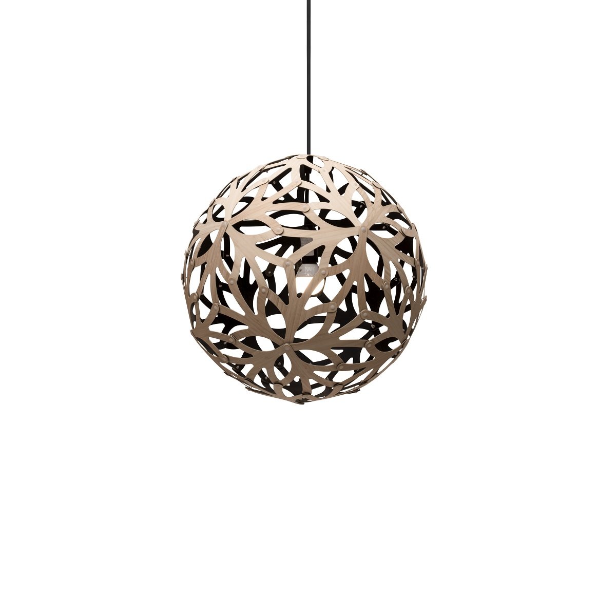 David Trubridge Floral Pendelleuchte � 40cm Innen schwarz
