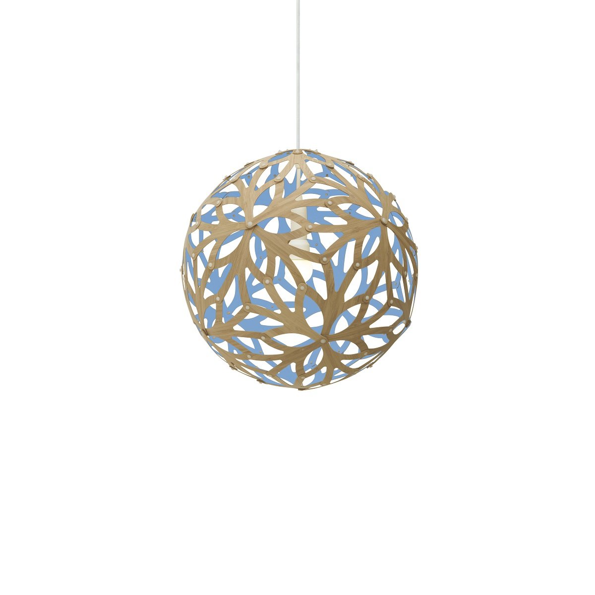 David Trubridge Floral Pendelleuchte � 40cm blau