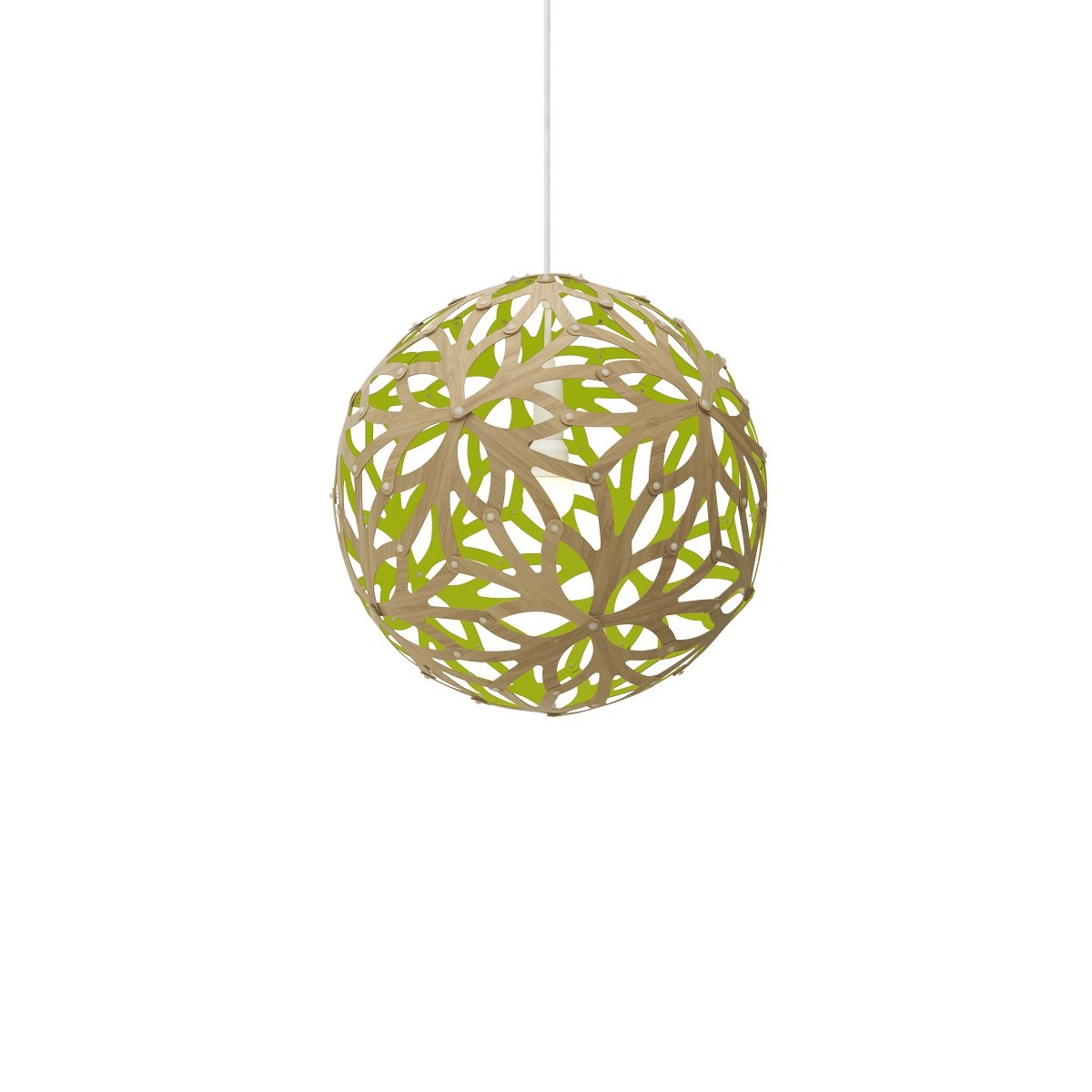 David Trubridge Floral Pendelleuchte � 40cm limette