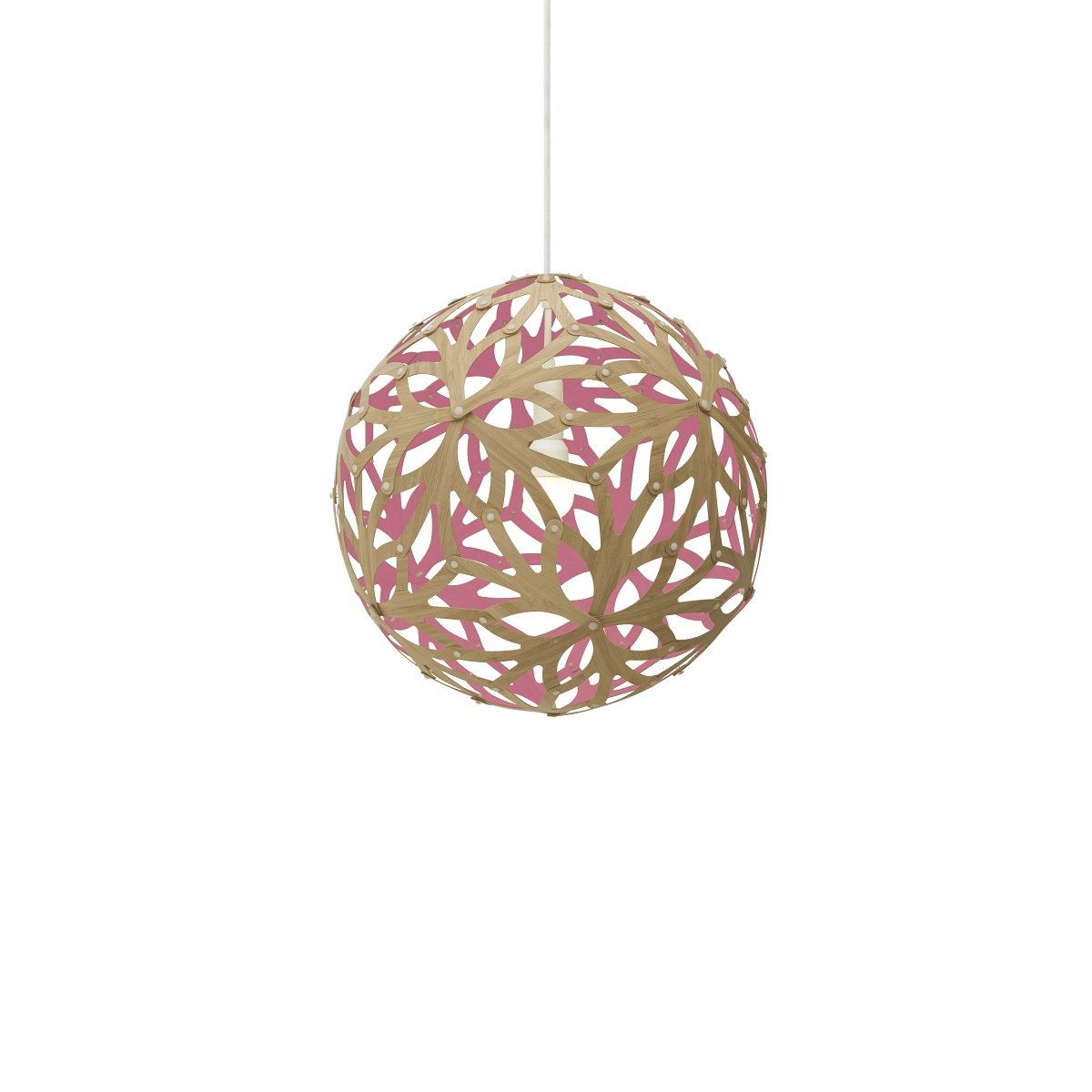 David Trubridge Floral Pendelleuchte � 40cm pink