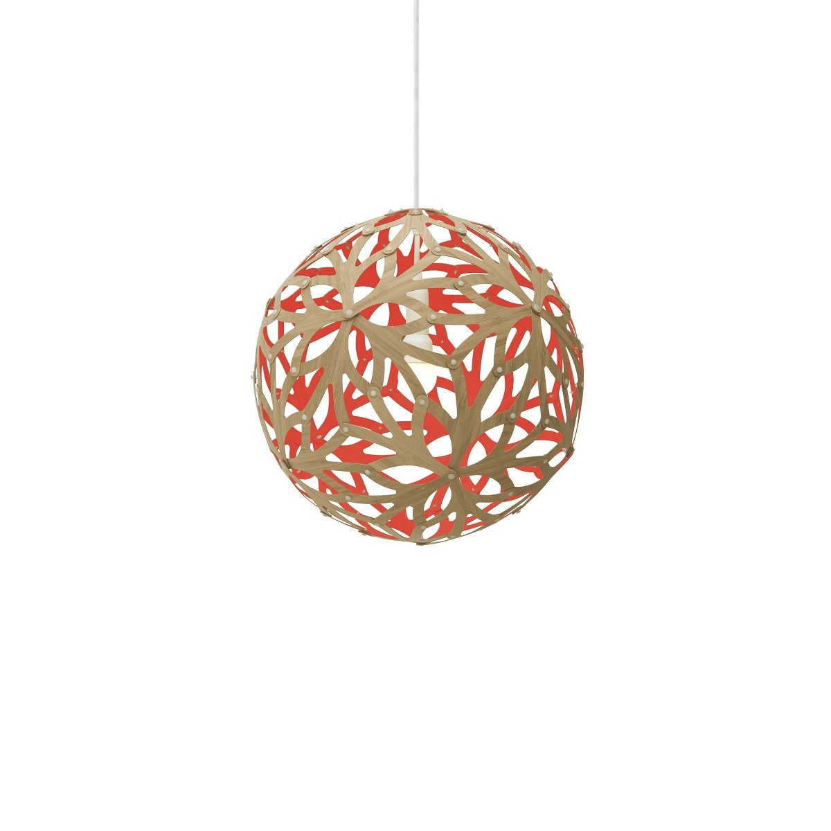 David Trubridge Floral Pendelleuchte � 40cm rot