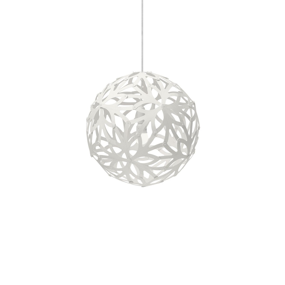 David Trubridge Floral Pendelleuchte � 40cm wei� 2 Seiten