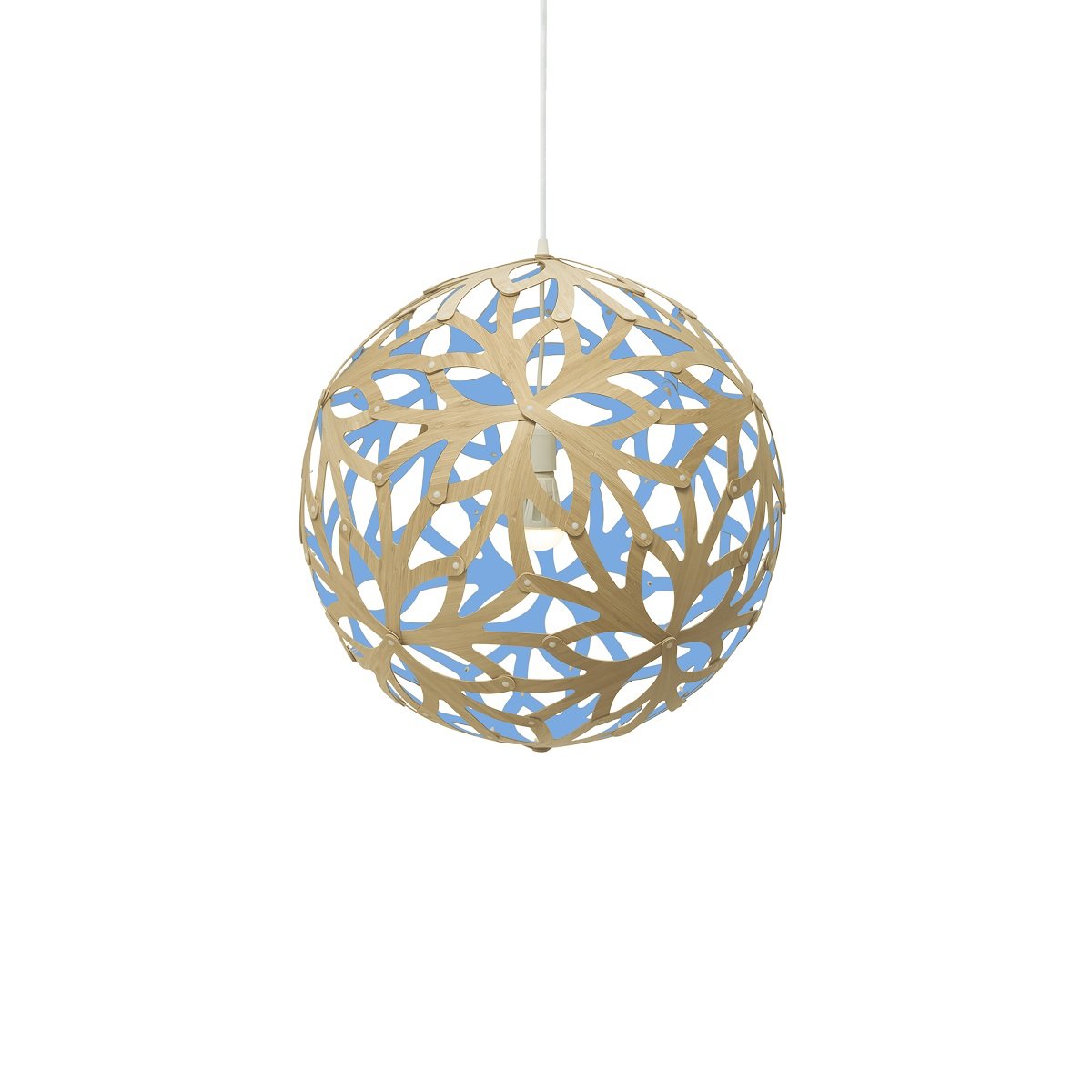 David Trubridge Floral Pendelleuchte � 60cm blau