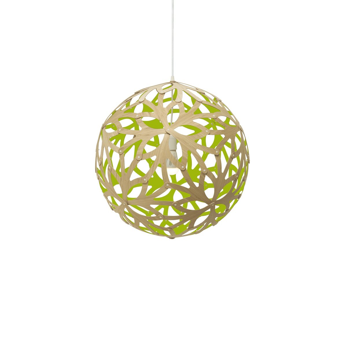 David Trubridge Floral Pendelleuchte � 60cm limette