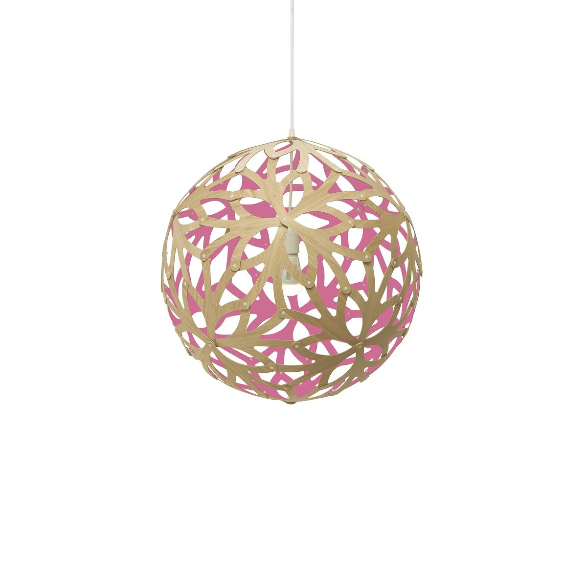 David Trubridge Floral Pendelleuchte � 60cm pink