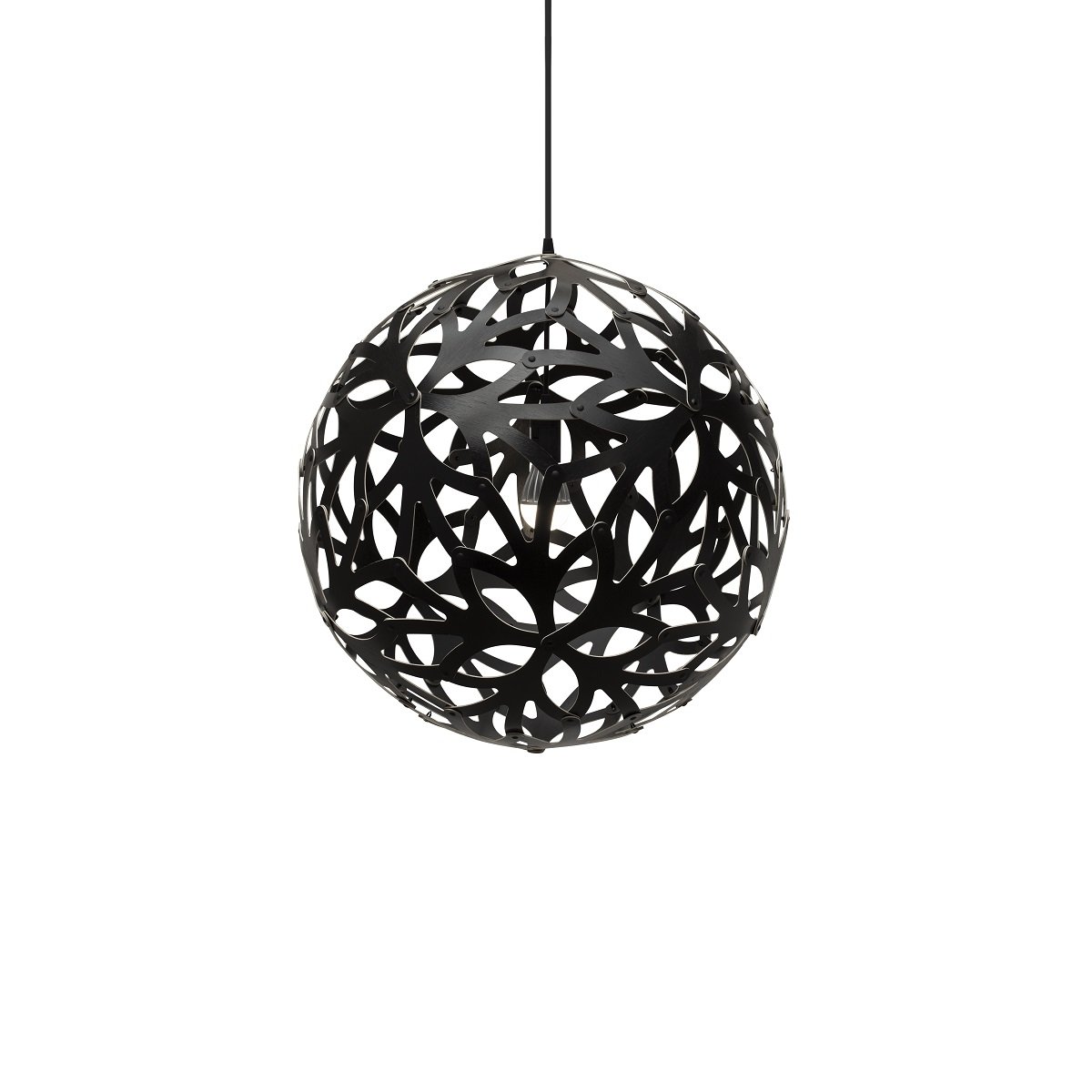 David Trubridge Floral Pendelleuchte � 60cm schwarz 2 Seiten