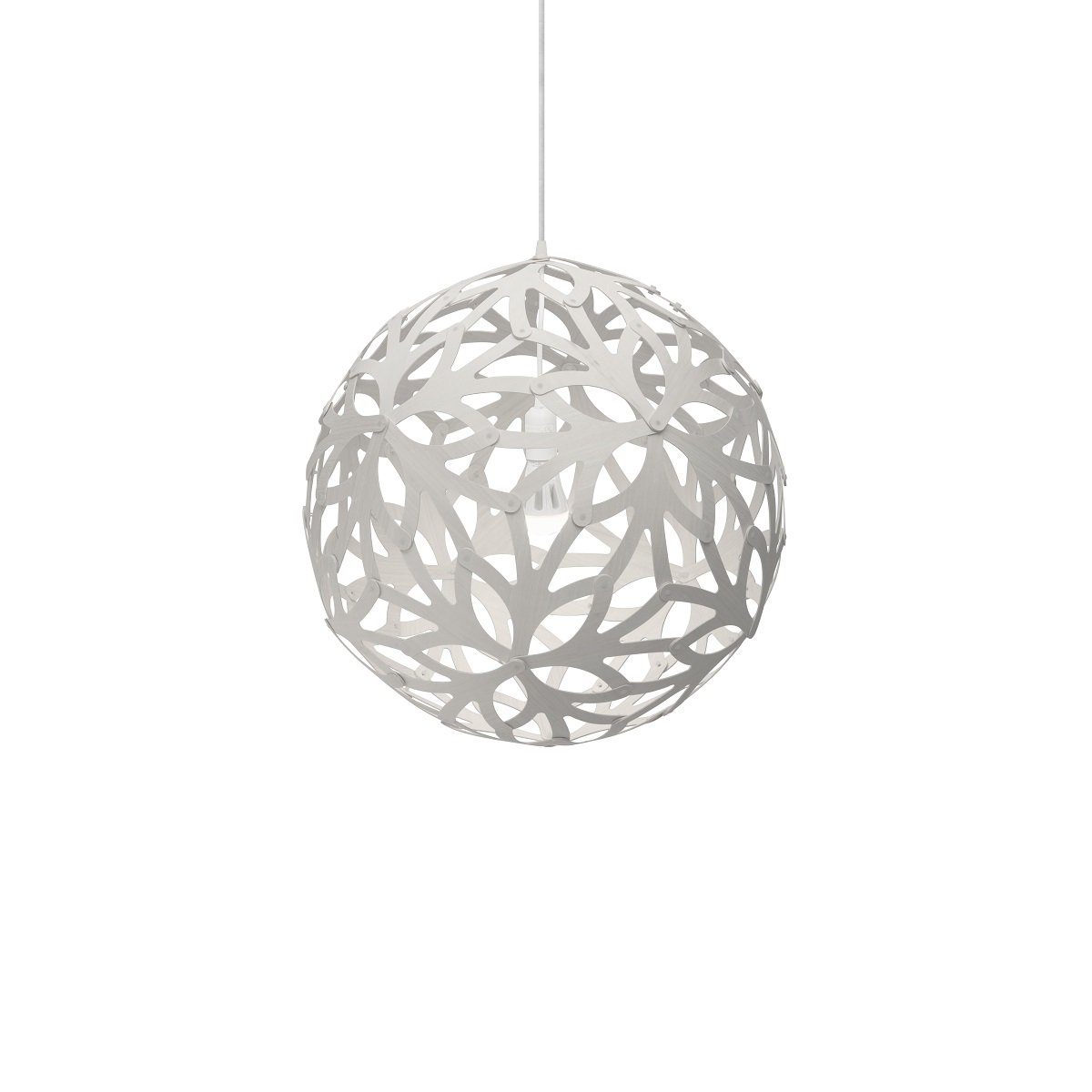 David Trubridge Floral Pendelleuchte � 60cm wei� 2 Seiten