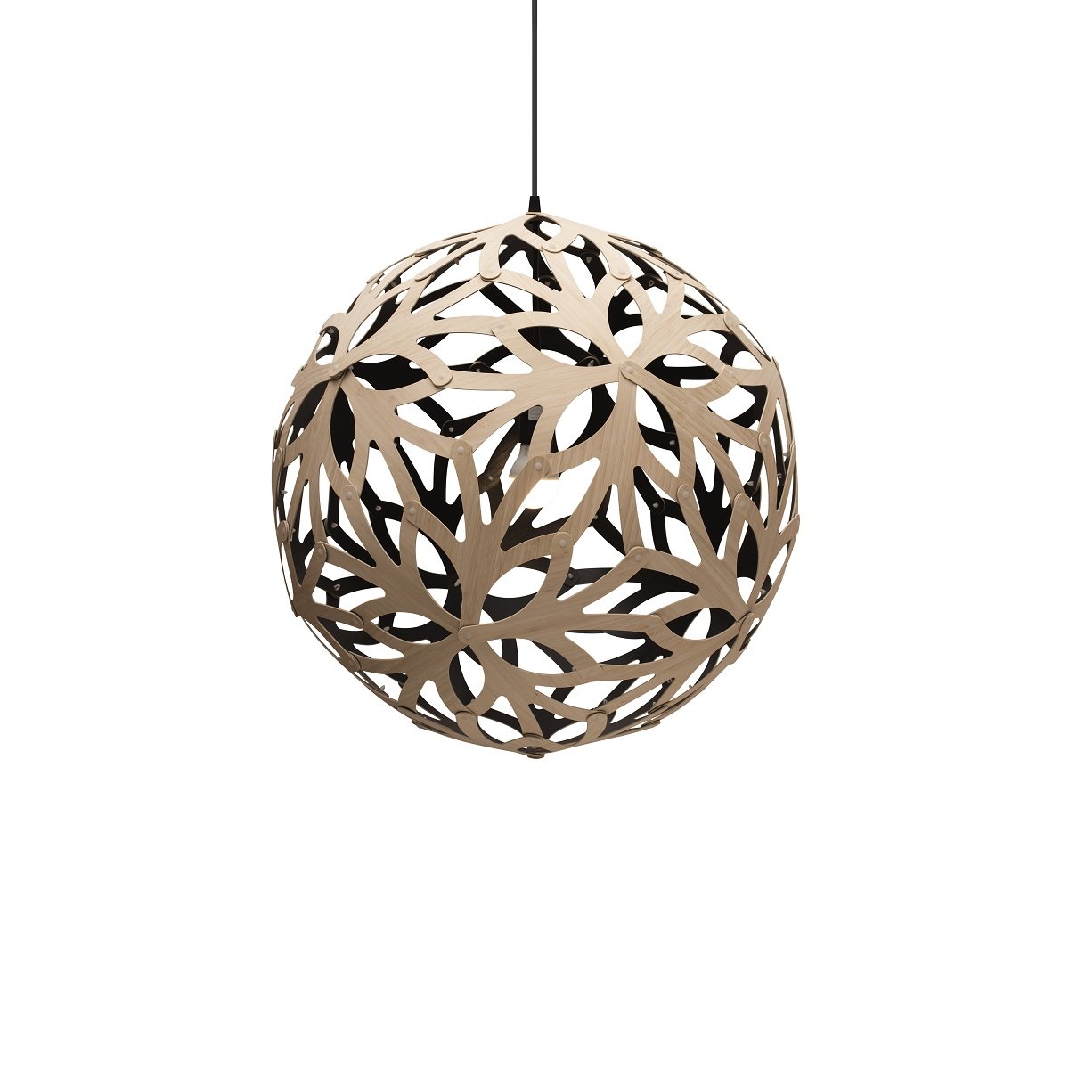 David Trubridge Floral Pendelleuchte � 80cm Innen schwarz