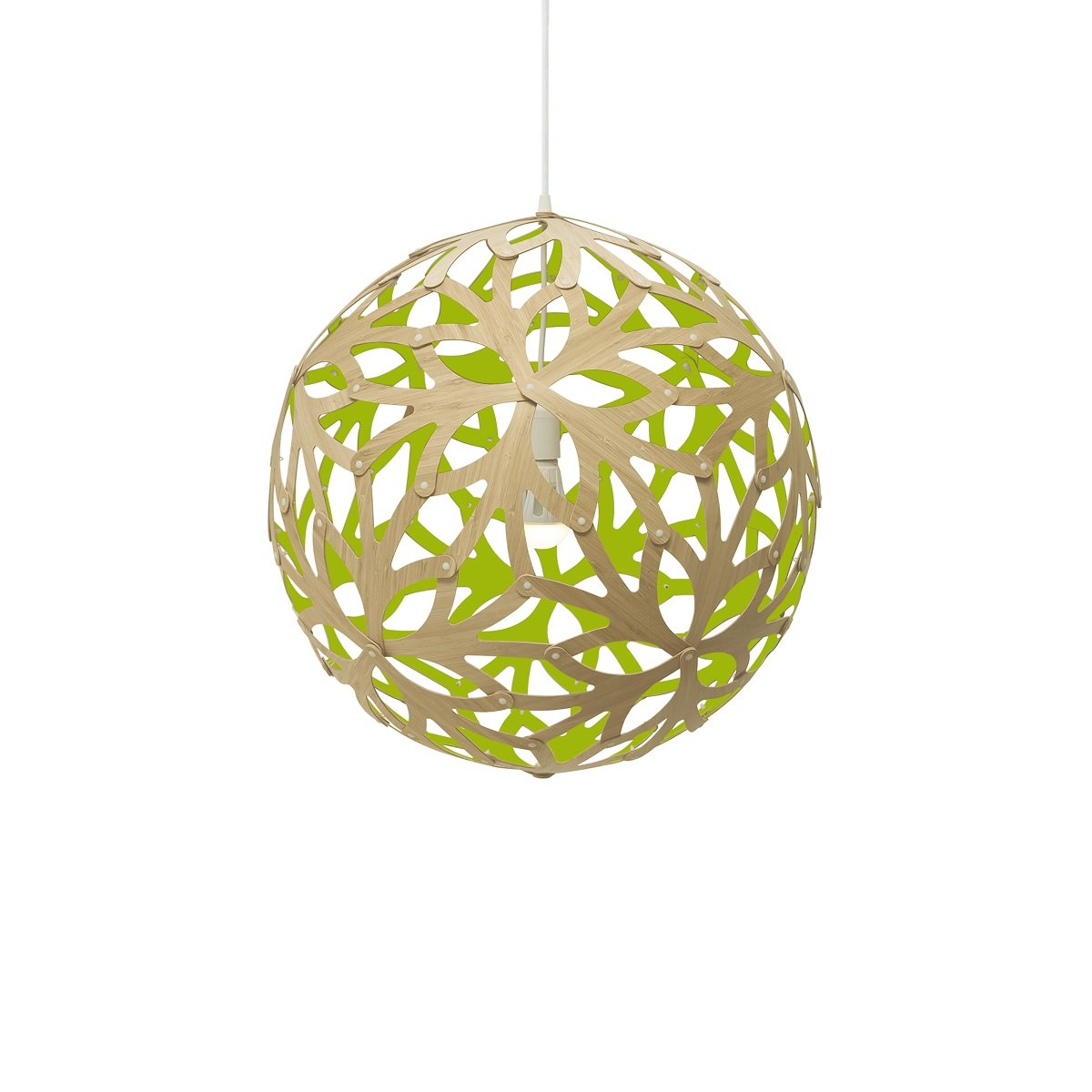 David Trubridge Floral Pendelleuchte � 80cm limette
