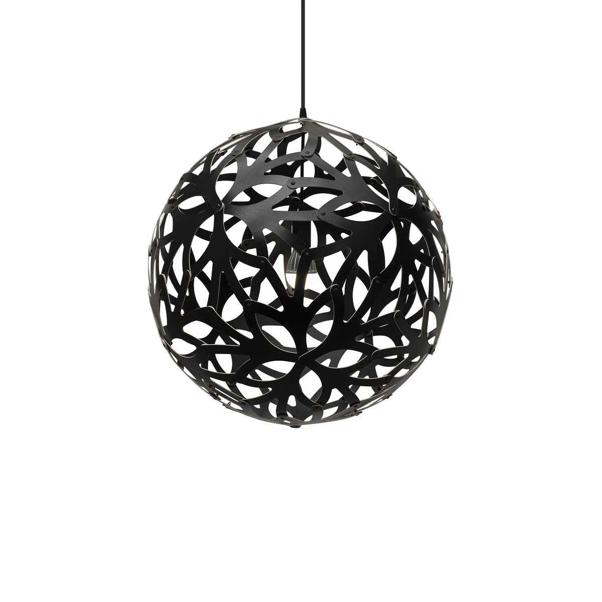 David Trubridge Floral Pendelleuchte � 80cm schwarz 2 Seiten