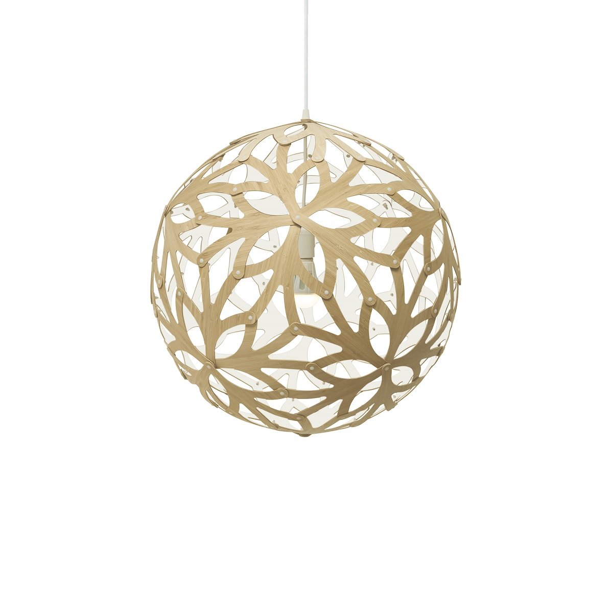 David Trubridge Floral Pendelleuchte � 80cm wei� 1 Seite