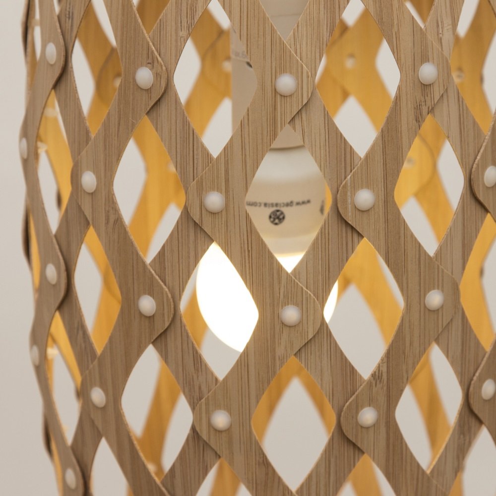 David Trubridge Hinaki Pendelleuchte 140 cm bambus > Leuchten