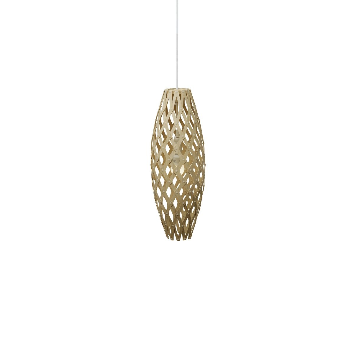 David Trubridge Hinaki Pendelleuchte 50 cm bambus