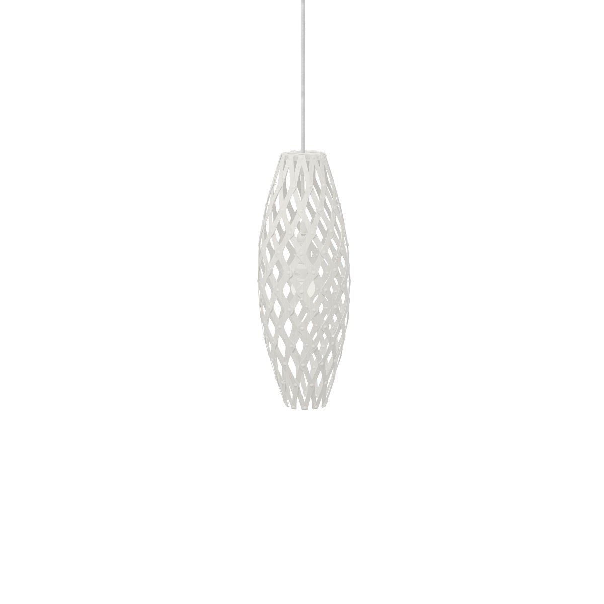David Trubridge Hinaki Pendelleuchte 50 cm wei� 2 Seiten