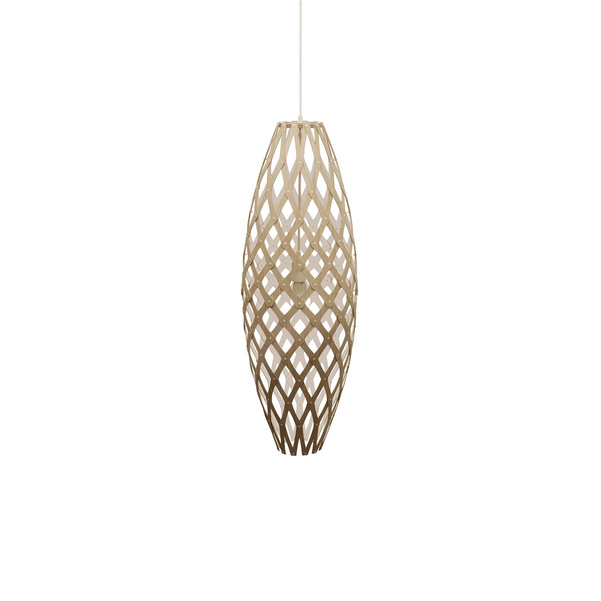 David Trubridge Hinaki Pendelleuchte 90 cm wei� 1 Seite