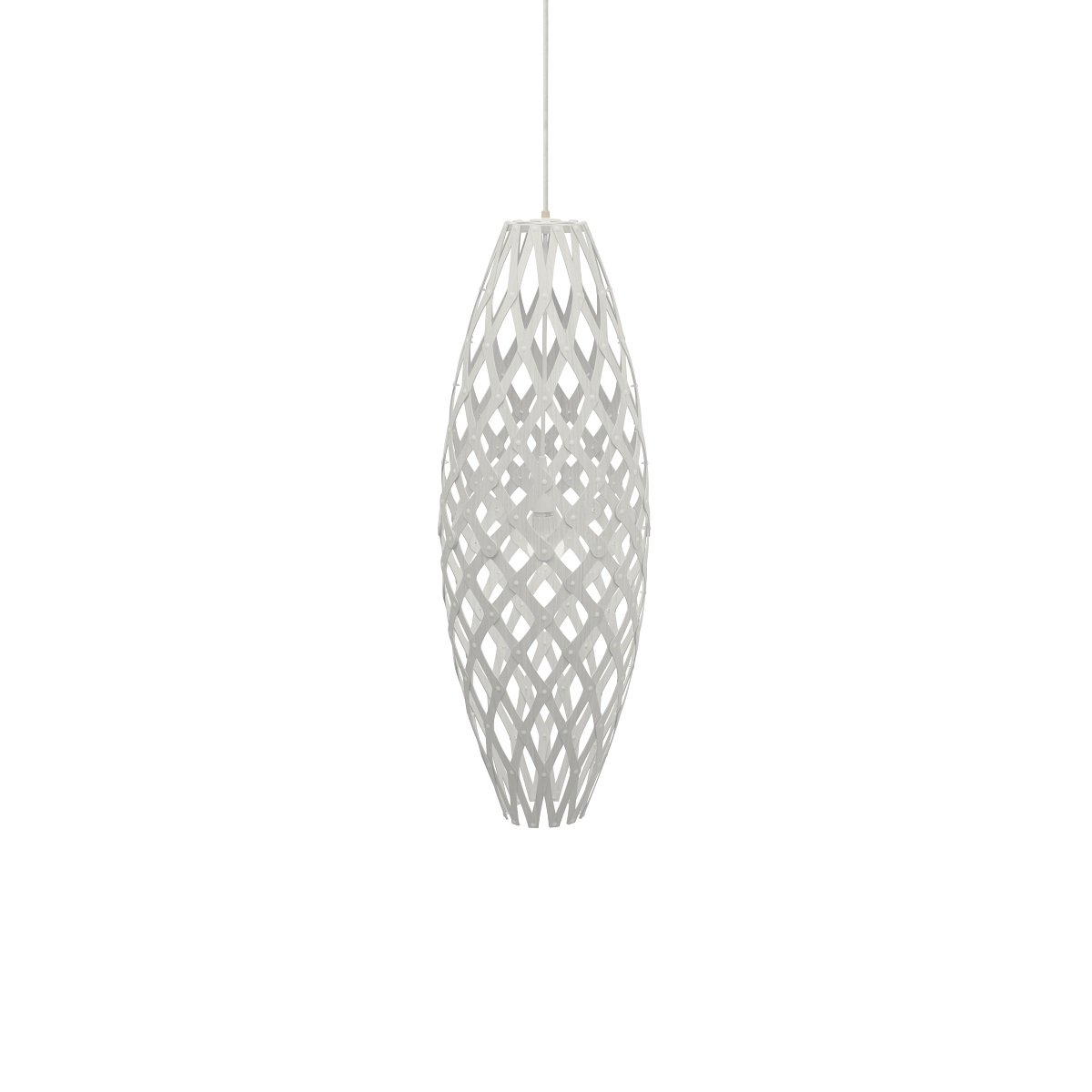 David Trubridge Hinaki Pendelleuchte 90 cm wei� 2 Seiten