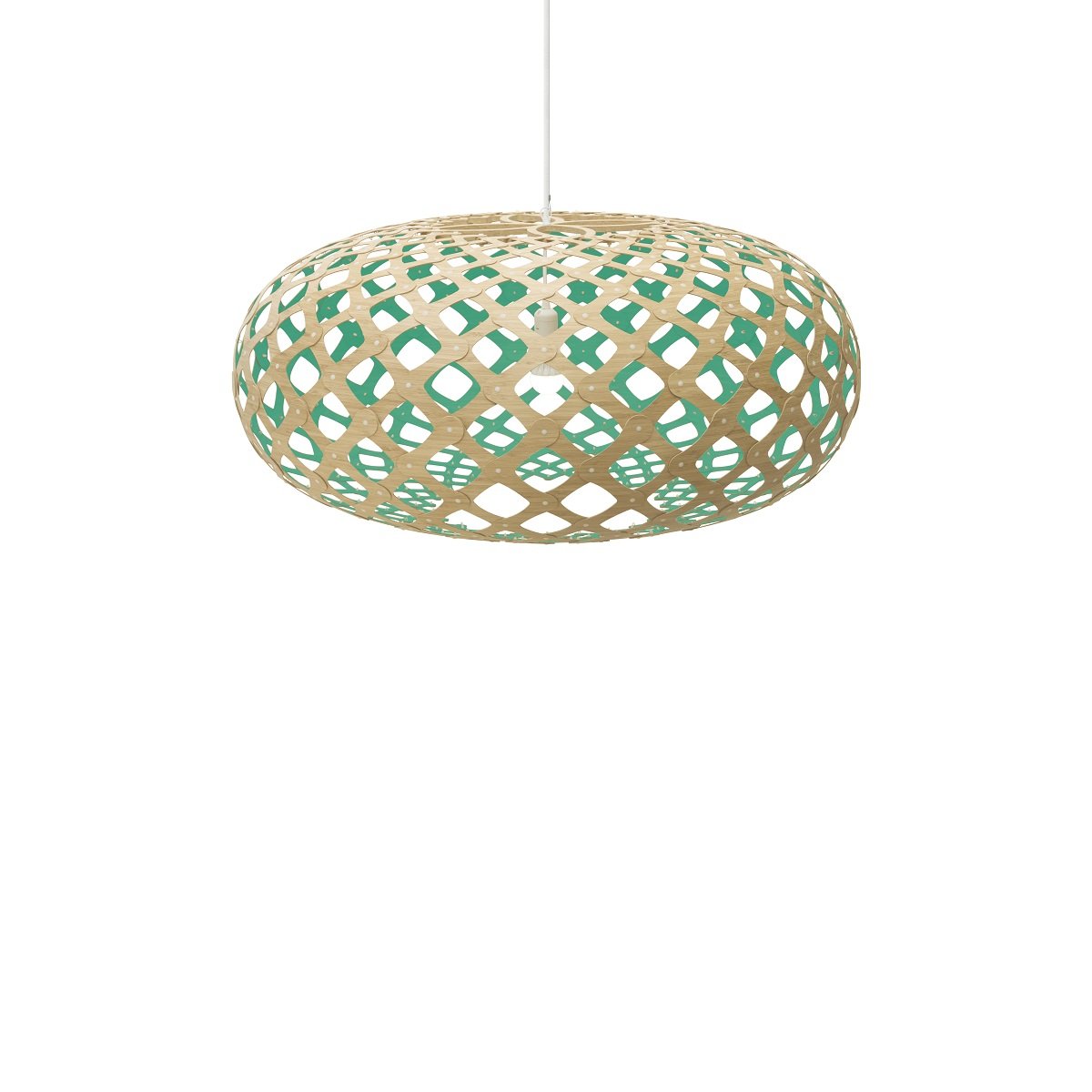 David Trubridge Kina Pendelleuchte � 100cm aqua