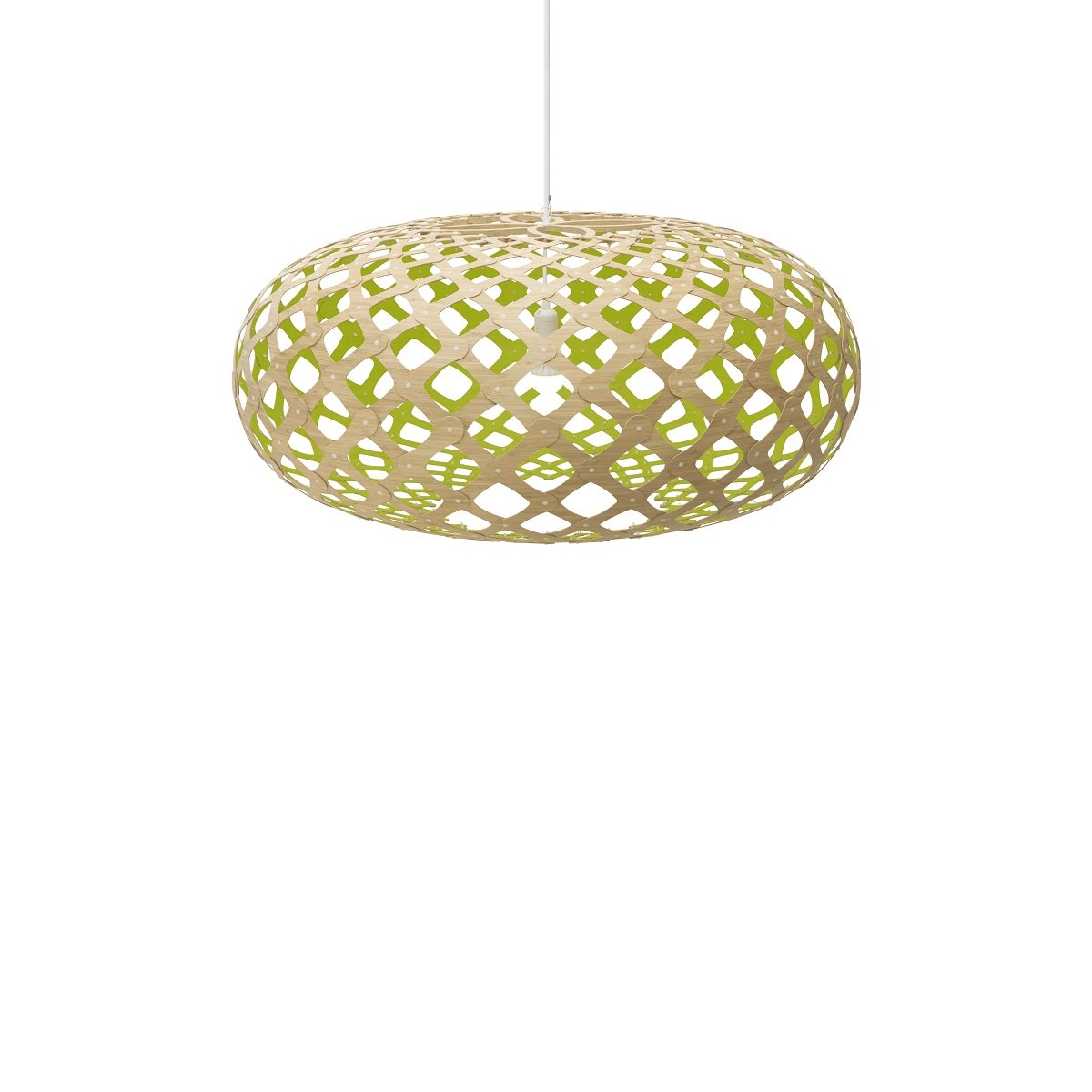 David Trubridge Kina Pendelleuchte � 100cm limette