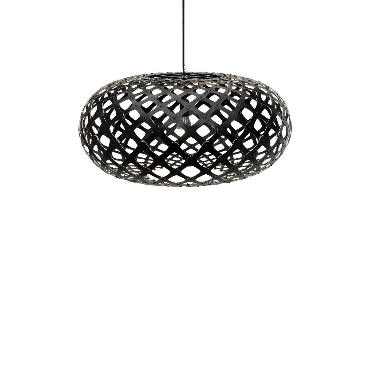 David Trubridge Kina Pendelleuchte � 100cm schwarz 2 Seiten